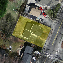 259 Lexington St, Newton MA 02466-1211 aerial view