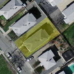 24 Colonial Ave, Newton MA 02460-1215 aerial view