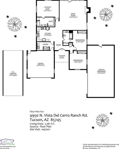 4950 Vista Del Cerro Ranch Rd, Tucson, AZ 85745-8814