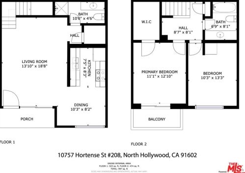 10757 Hortense St, North Hollywood CA  91602-1838 exterior