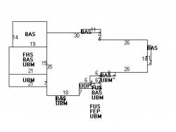 188 Franklin St, Newton MA  02458-2415 floor plan