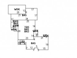 15 Prescott St, Newton MA  02460-1613 floor plan
