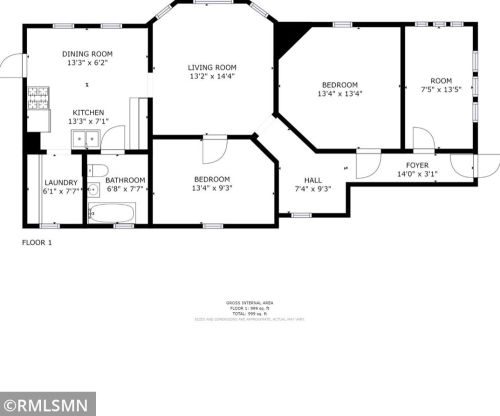 3449 Snelling Ave, Minneapolis MN  55406-2637 exterior