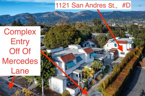 1121 San Andres St, Santa Barbara CA  93101-6348 exterior