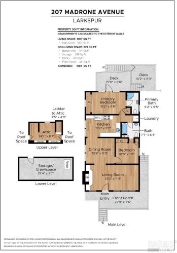 207 Madrone Ave, Larkspur CA  94939-2114 exterior