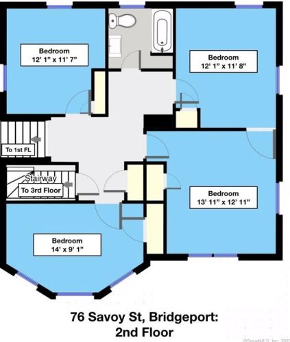 76 Savoy St, Bridgeport CT 06606-4122 exterior