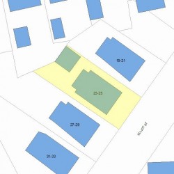 23 Elliot St, Newton MA  02461-1604 plot plan