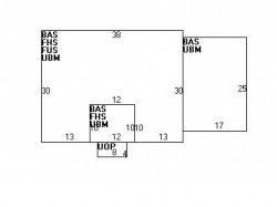 15 Juniper Ln, Newton MA  02459-2839 floor plan