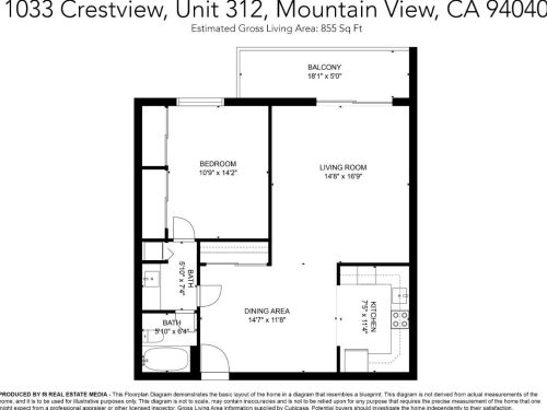 1033 Crestview Dr, Mountain View CA  94040-3458 exterior
