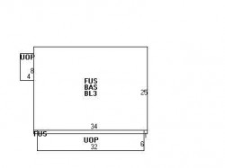 106 Cleveland St, Newton MA  02465-1563 floor plan