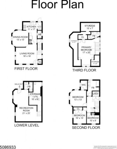 52 Clark St, Glen Ridge NJ  07028-2208 exterior