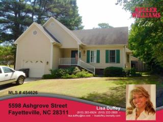 5598 Ashgrove Dr, Fayetteville NC  28311-0241 exterior