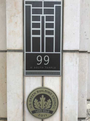 99 South Temple, Salt Lake City UT  84101-4725 exterior