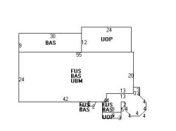 25 Myerson Ln, Newton MA  02459-3508 floor plan