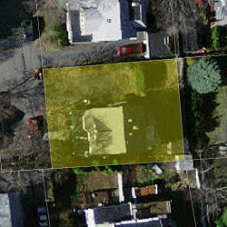 16 Arundel Ter, Newton MA  02458-1601 aerial view