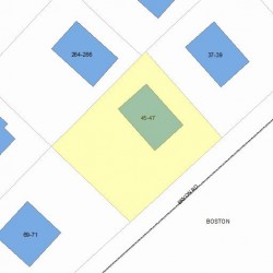 45 Bryon Rd, Boston MA 02467-3301 plot plan