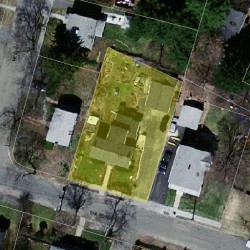 15 Sharon Ave, Newton MA 02466-2516 aerial view