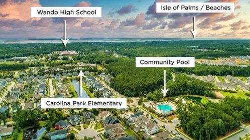 1521 Lindsey Creek Dr, Mount Pleasant SC  29466-8393 exterior