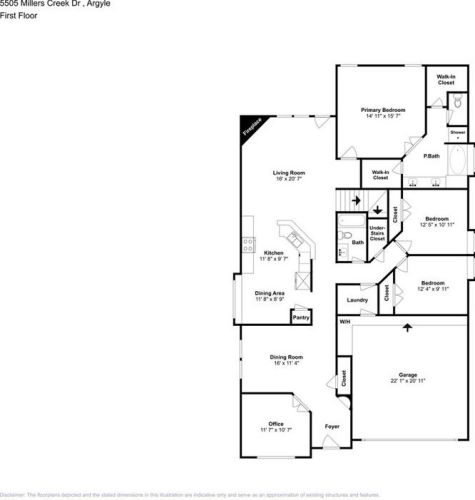 5505 Millers Creek Dr, Argyle TX  76226-4243 exterior