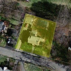 53 Eliot Memorial Rd, Newton MA  02458-2703 aerial view