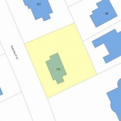 120 Chestnut St, Newton MA 02465-2539 plot plan