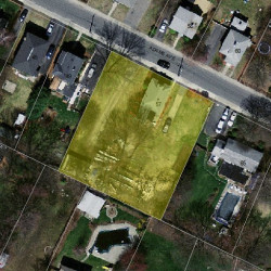 57 Adams Ave, Newton MA 02465-1001 aerial view