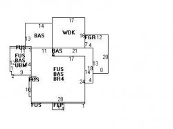 54 Rochester Rd, Newton MA 02458-2517 floor plan