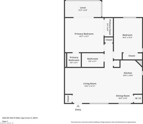 5023 16th Pl, Cape Coral FL  33914-8902 exterior