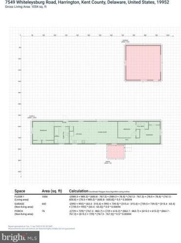 7549 Whiteleysburg Rd, Harrington DE  19952-3721 exterior