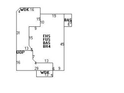 67 Chester St, Newton MA 02461-1433 floor plan