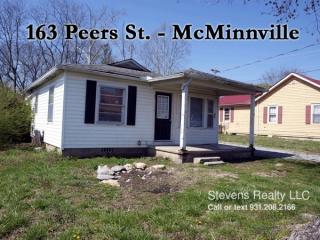 163 Peers St, Mc Minnville TN  37110-2060 exterior