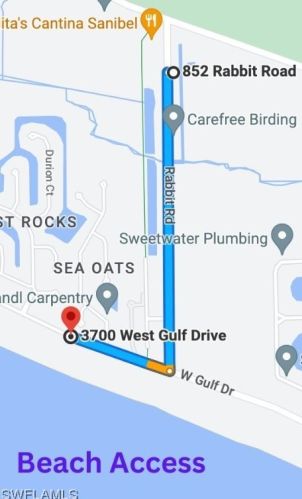 852 Rabbit Rd, Sanibel FL  33957-3018 exterior