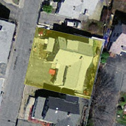 16 Cottage Pl, Newton MA  02465-1525 aerial view