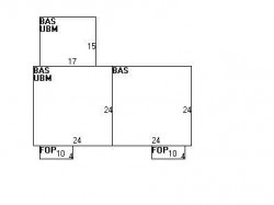121 Farwell St, Newton MA  02460-1068 floor plan