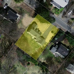 108 Central St, Newton MA  02466-2410 aerial view