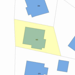 566 Centre St, Newton MA  02458-2325 plot plan