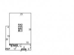 32 Oakland St, Newton MA  02458-1801 floor plan