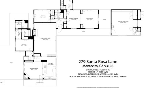 279 Santa Rosa Ln, Santa Barbara CA  93108-2613 exterior