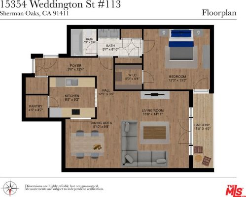 15344 Weddington St, Van Nuys CA 91411-3850 exterior