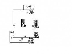 176 Dedham St, Newton MA 02461-2118 floor plan