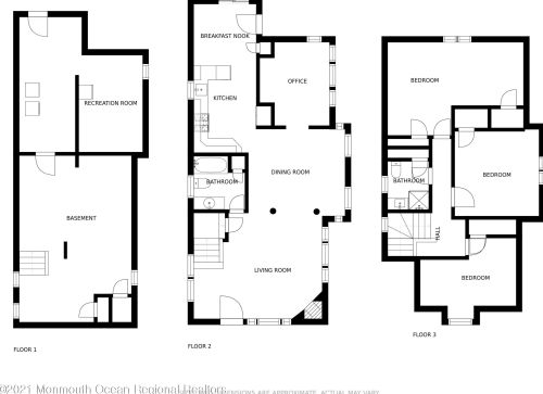 119 Pearl St, Tinton Falls NJ  07701-1522 exterior