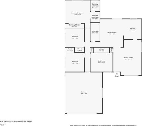 41619 45 St, Lancaster CA 93536-2952 exterior