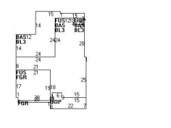 130 Beethoven Ave, Newton MA  02468-1728 floor plan