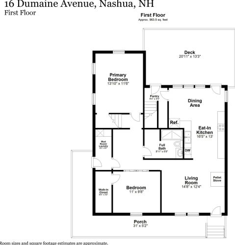 16 Dumaine Ave, Nashua NH  03063-1033 exterior