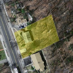 264 Winchester St, Newton MA  02461-2034 aerial view