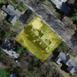 19 Spaulding Ln, Newton MA  02459-3407 aerial view