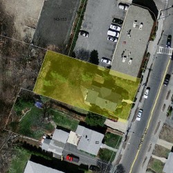 77 Lexington St, Newton MA  02466-1345 aerial view