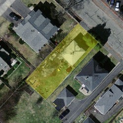 305 Nevada St, Newton MA 02460-1463 aerial view