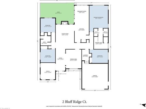 2 Bluff Ridge Ct, Greensboro NC  27455-2298 exterior