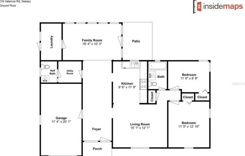 216 Valencia Rd, De Bary FL  32713-3917 exterior